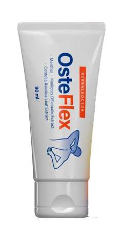 Tubetto di gel Osteflex per sollievo dai dolori articolari.