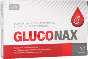 Confezione di Gluconax, integratore per glicemia e metabolismo.