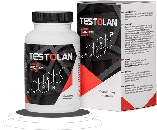 Confezione di Testolan, integratore per testosterone