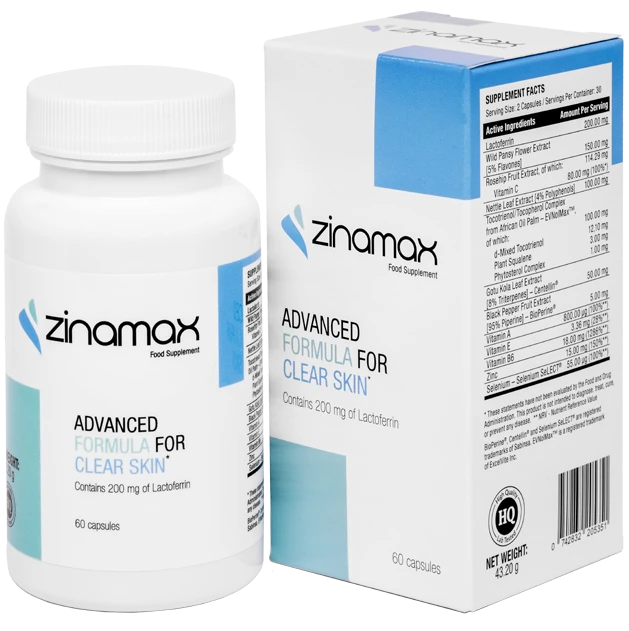Zinamax: integratore per acne e pelle, confezione